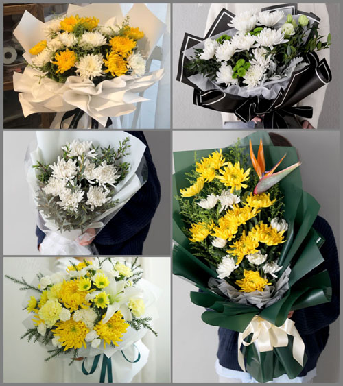 福建莆田涵江区三江口镇后郭村白事花束代送